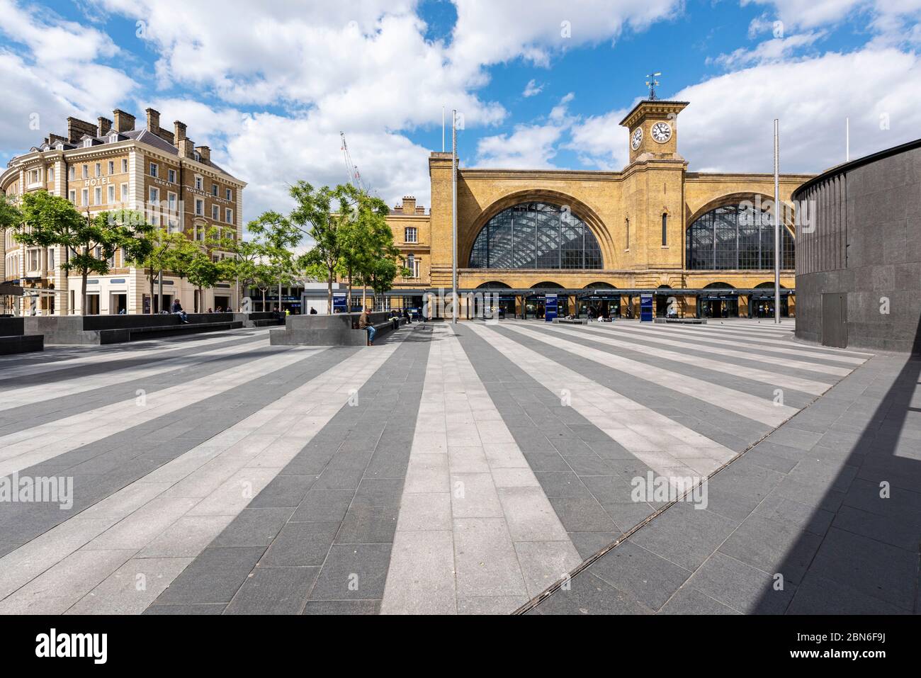 King's Cross Station pendant le Lockdown Covid 19, Londres. Banque D'Images