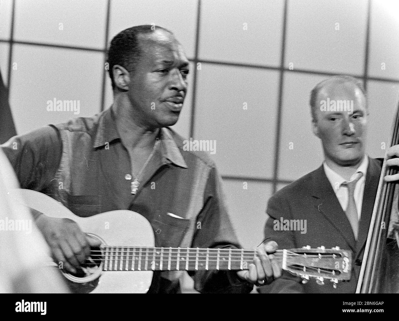 Josh White chanteur né en 1912 /photo : Bo Arrhed Banque D'Images