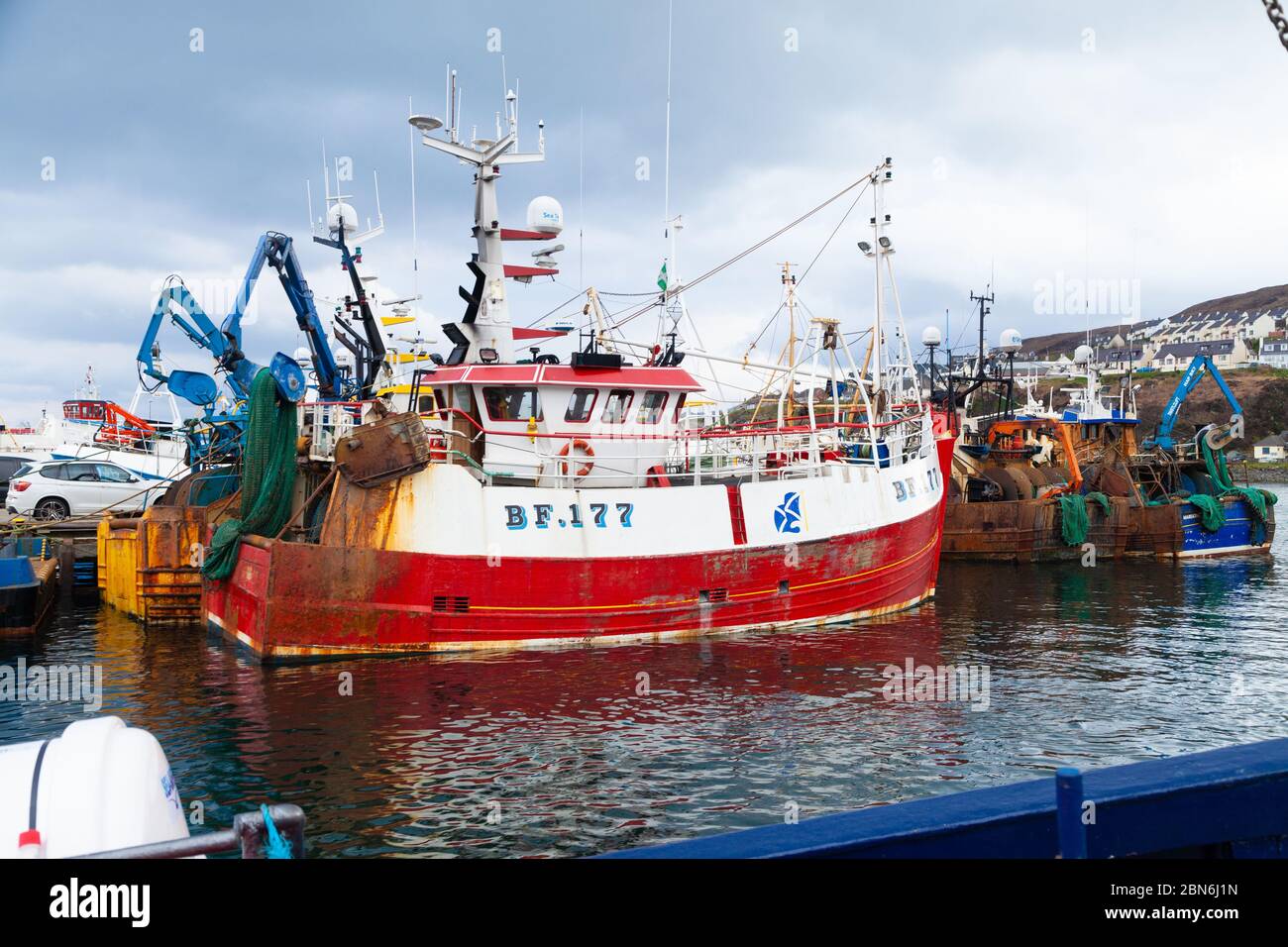 Le port de Mallaig dans les Highlands d'Ecosse Banque D'Images