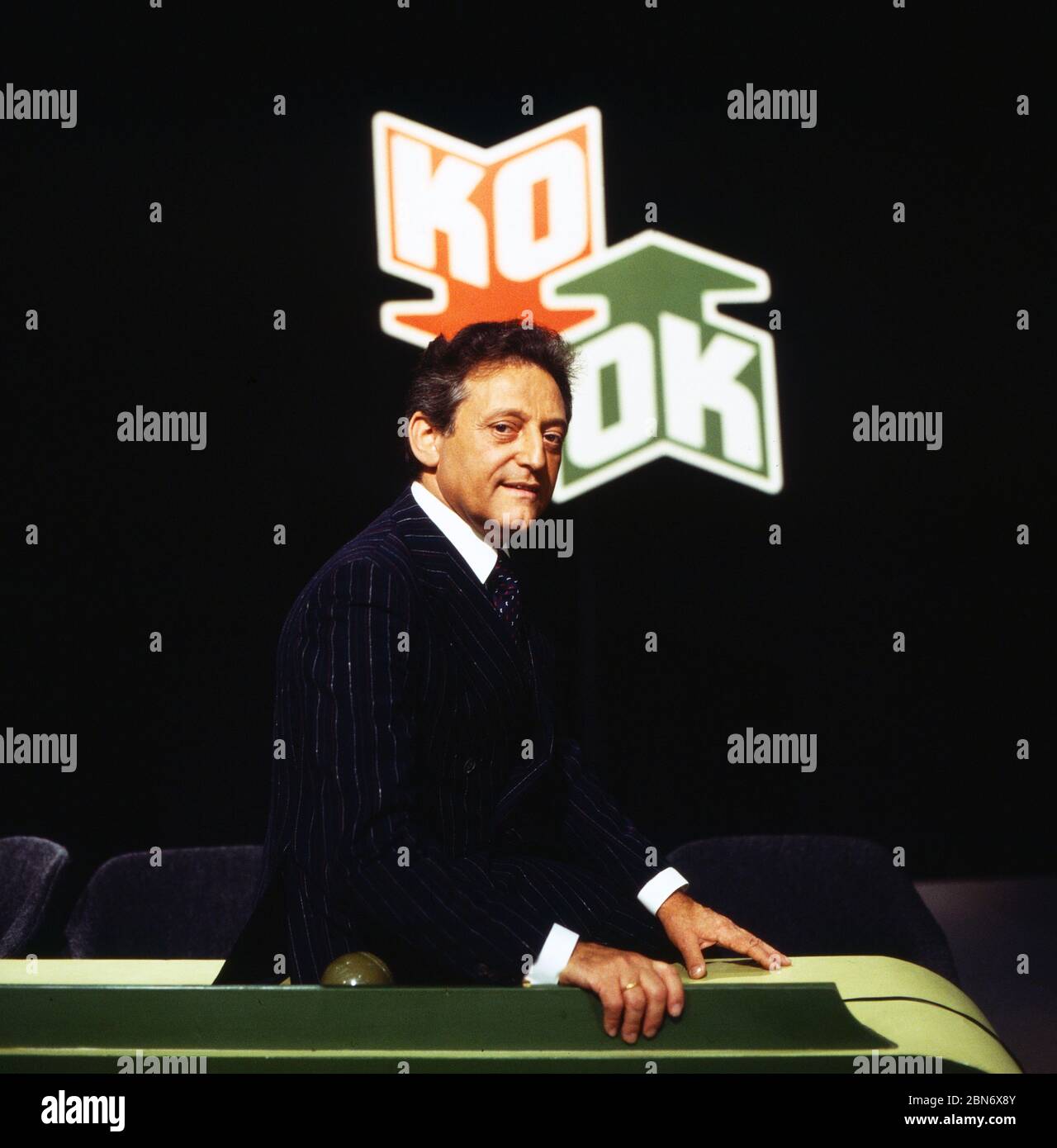 KO - OK, Quizshow im Vorabendprogramm, Deutschland 1977 - 1980, modérateur: Hans Rosenthal Banque D'Images