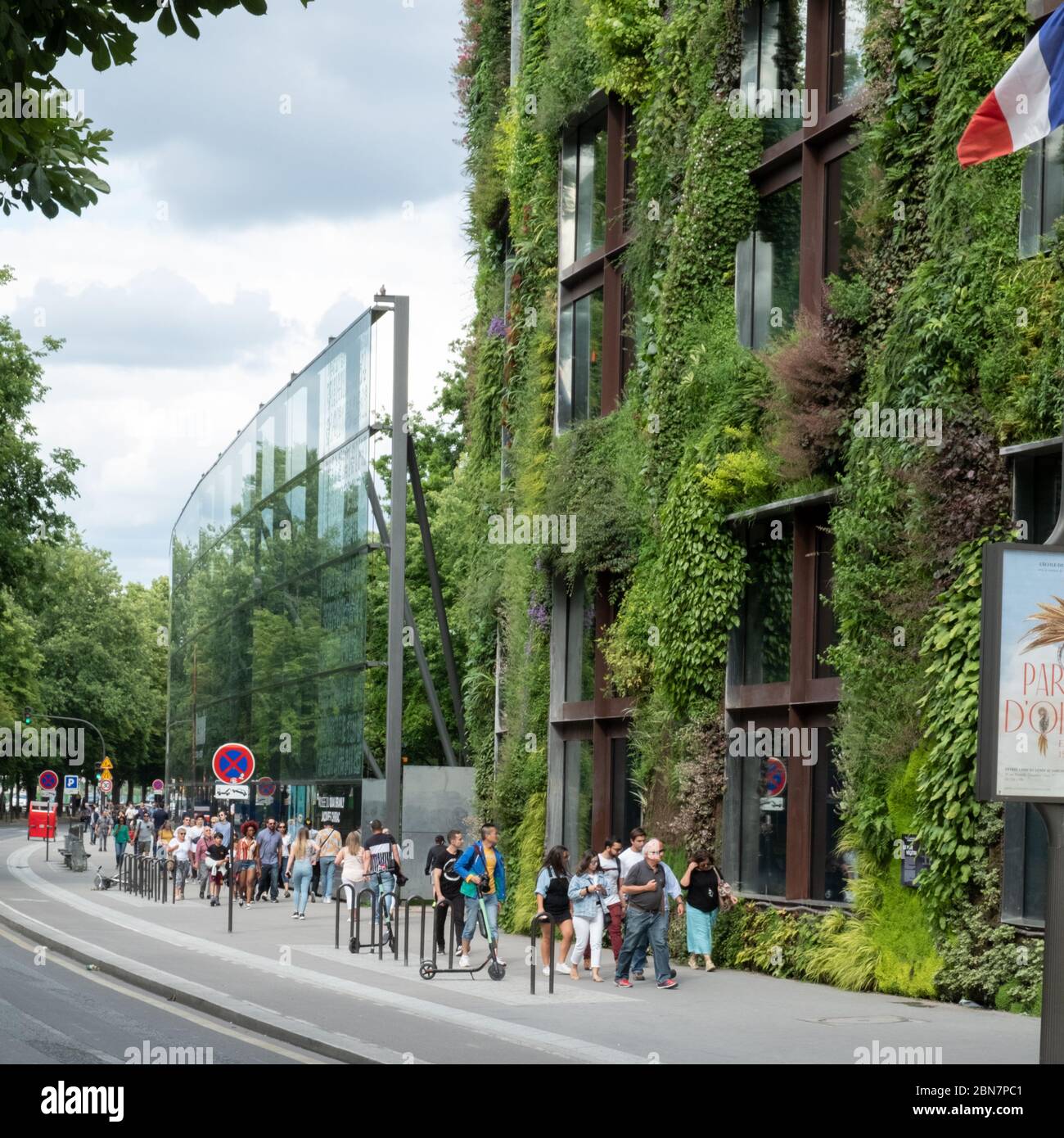Musée du Quai Branly Jacques Chirac, Paris Banque D'Images