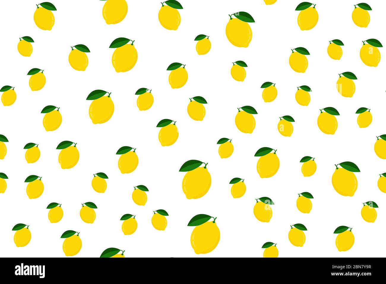 Illustration vectorielle sans couture citron. Illustration de Vecteur