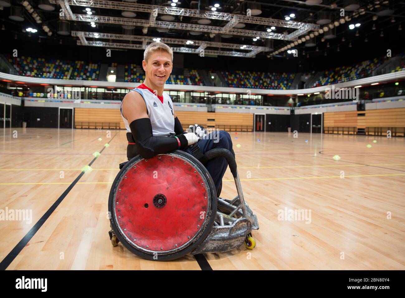 Le présentateur de télévision Steve Brown Banque D'Images
