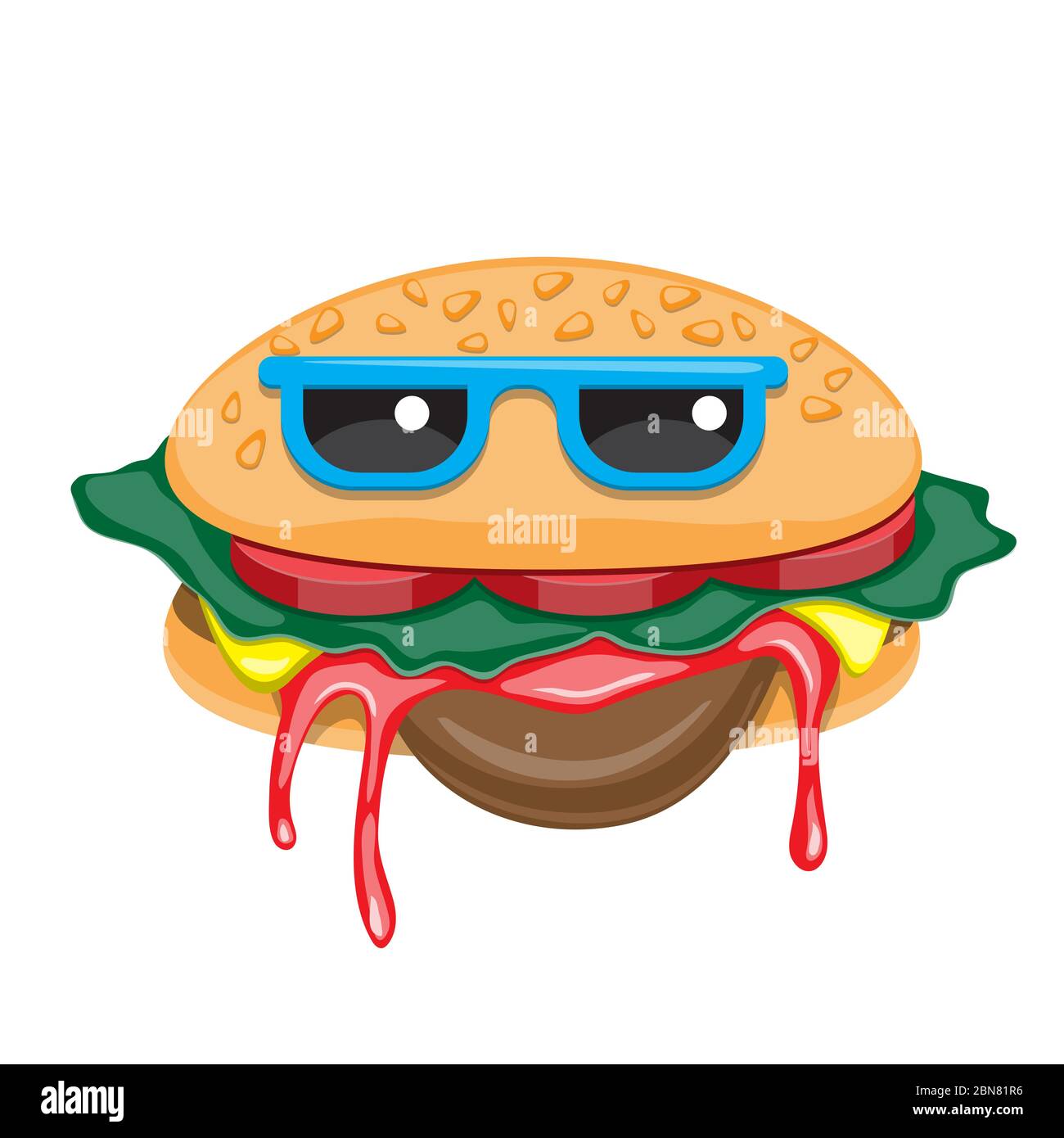 Cartoon Character Cheese Burger Banque d'images détourées - Page 2 - Alamy