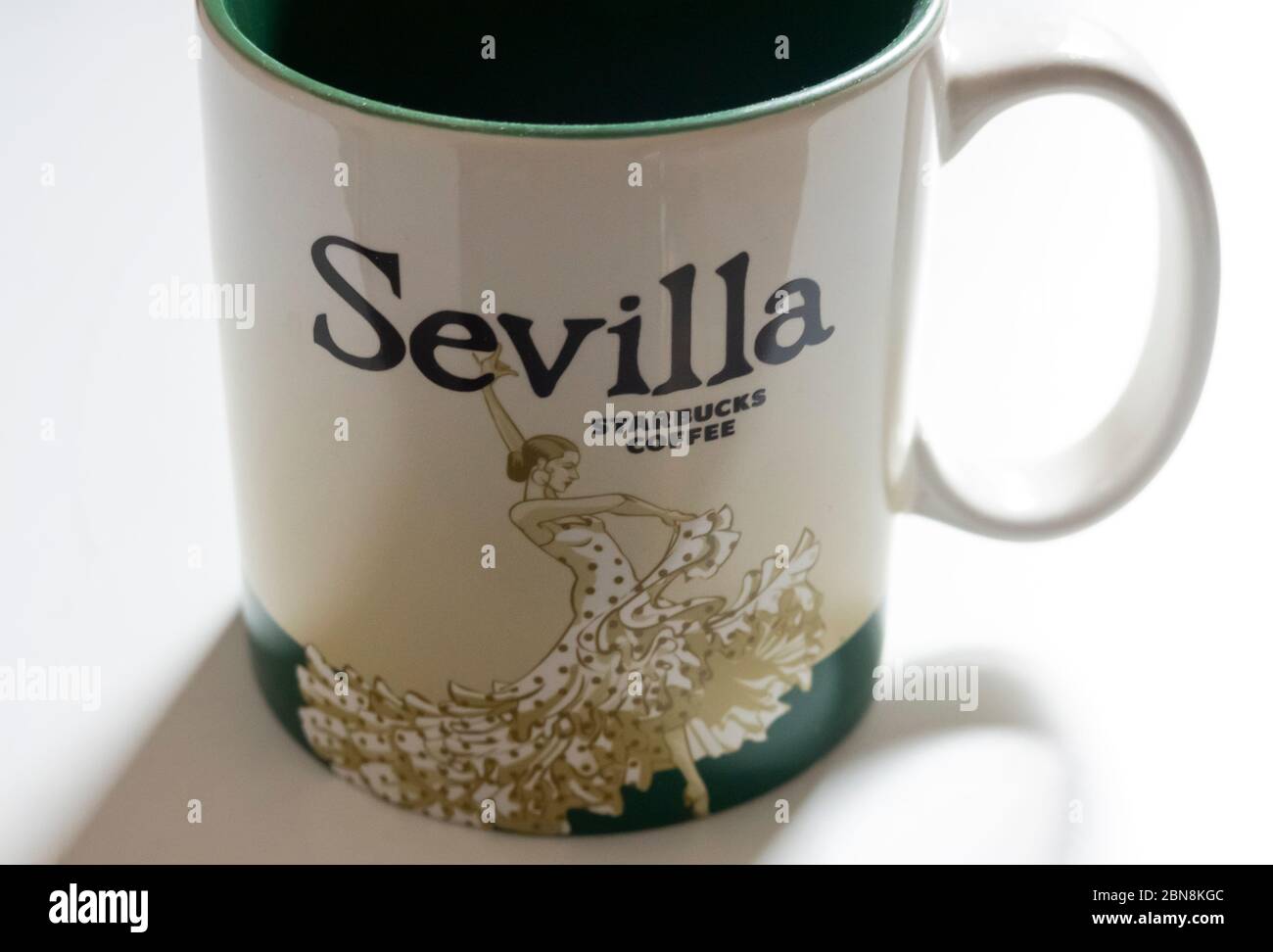 Tasse à café Séville de Starbucks Banque D'Images