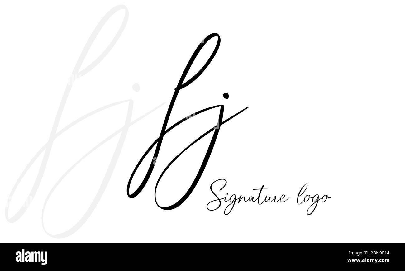 Innovation créative logo initial FJ et logo JF. Monogramme FJ Letter minimal Luxury. Conception initiale professionnelle. Police professionnelle Premium. Alphabet Illustration de Vecteur