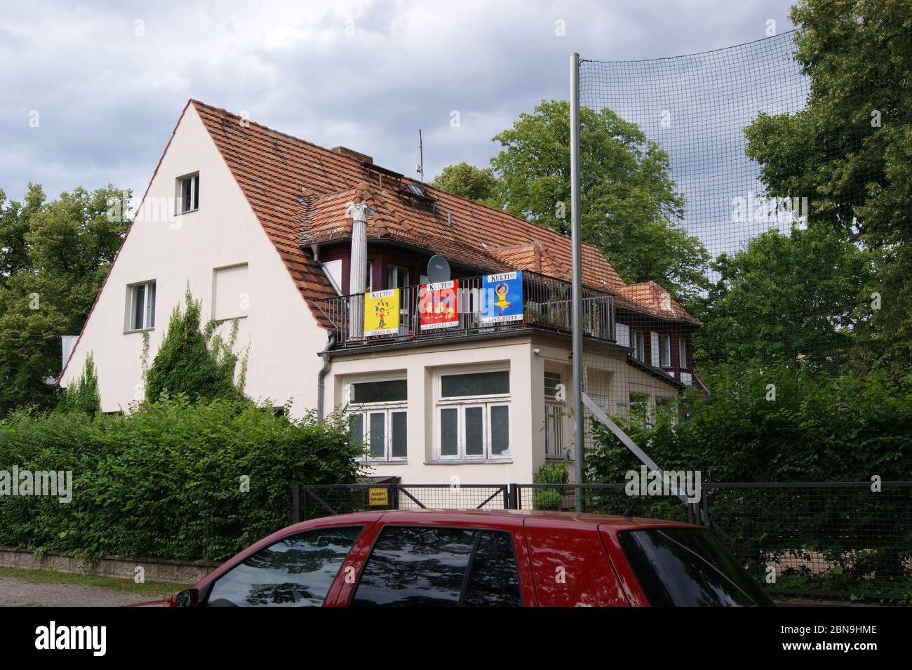 Früherer Wohnsitz von Erich Honecker am Majakowskiring in Berlin-Pankow, Banque D'Images