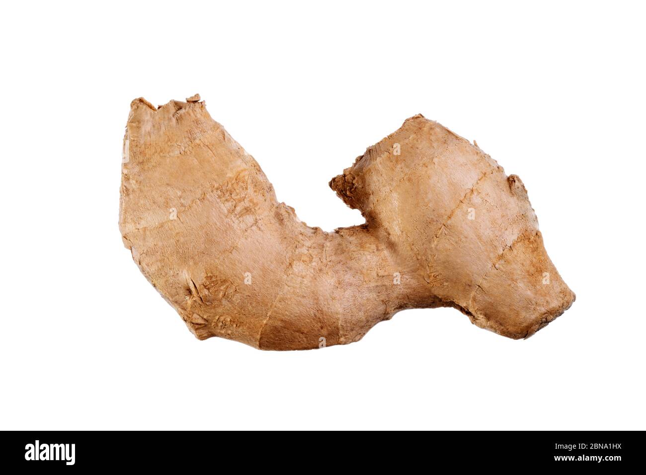 Racine de gingembre isolée sur fond blanc. Aliments bio crus végétaliens sains. Ingrédient alimentaire santé. Herbe concept médical. Saveur naturelle. Macro, isola Banque D'Images