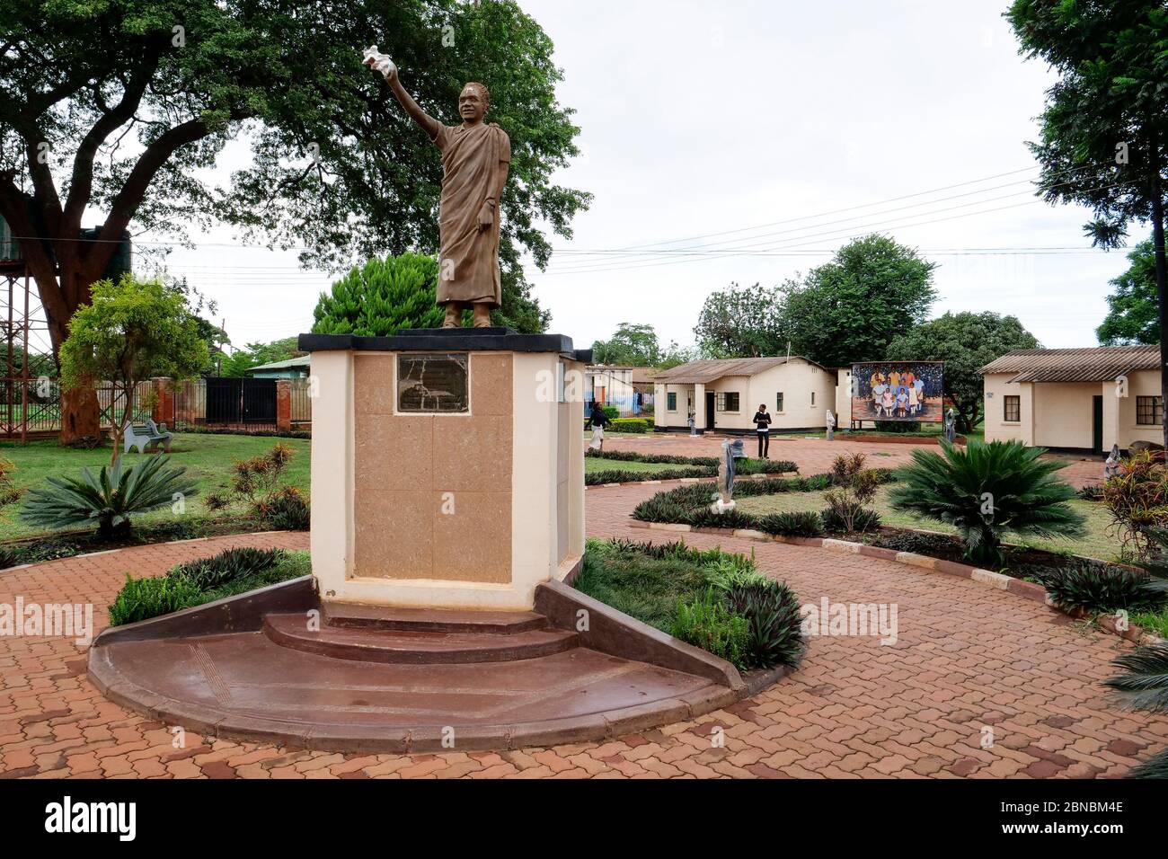 ZAMBIE, Lusaka, musée de la maison Chilenje, ici a vécu de 1960-62 Kenneth David Kaunda, premier président de Zambie indépendante Banque D'Images