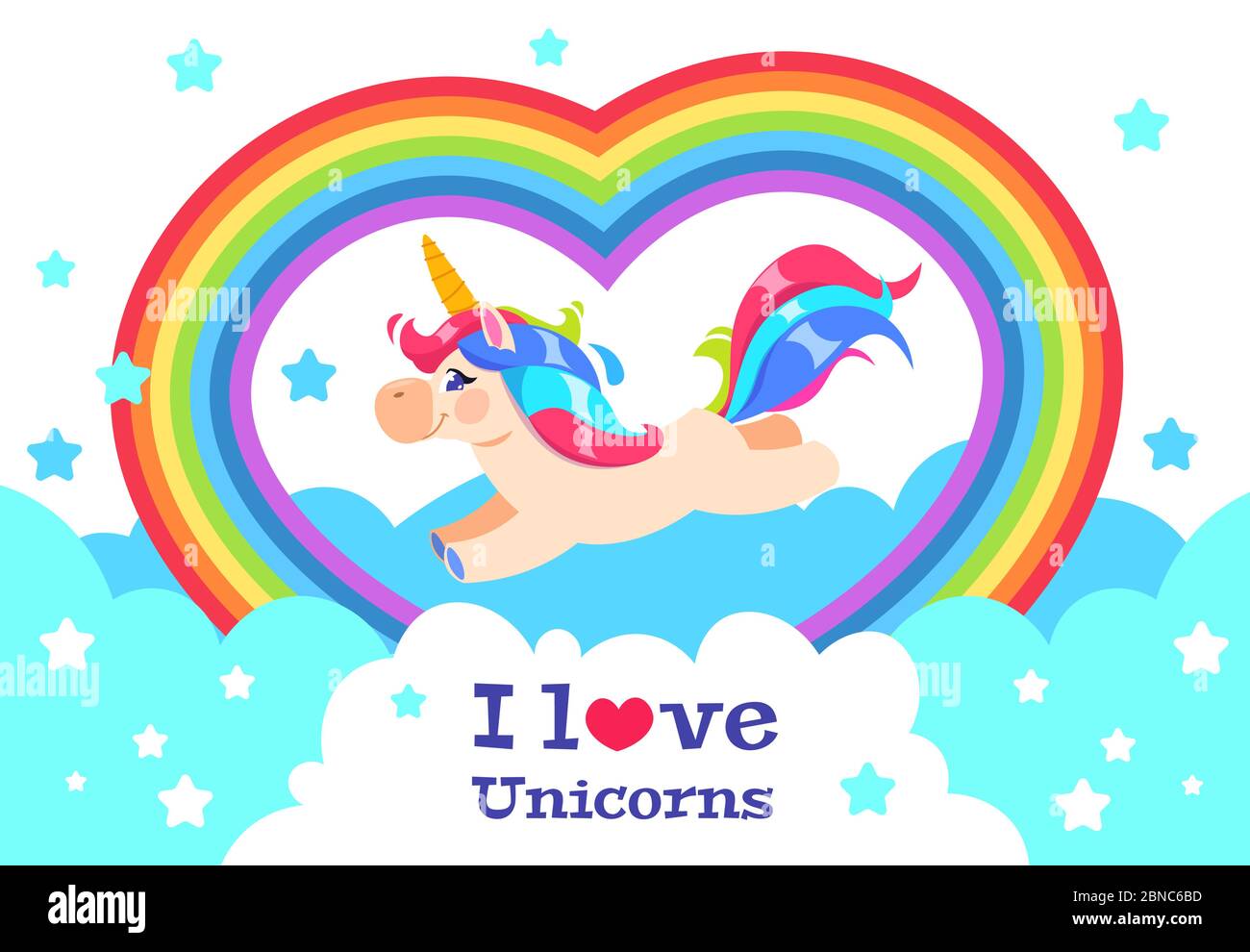 Adorable Licorne Arc En Ciel Dessin Anime Drole Bebe Poney Arc En Ciel Fond Vectoriel D Inscription De Fille Illustration De La Licorne Avec Arc En Ciel Magie Beau Cheval De Caractere Image Vectorielle Stock Alamy