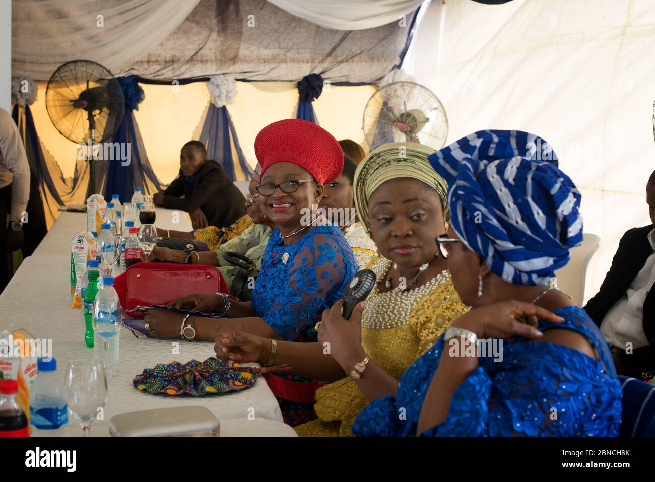 NIGÉRIA LAGOS FEMMES CONGRES SUJET VEUVE EN AFRIQUE Banque D'Images