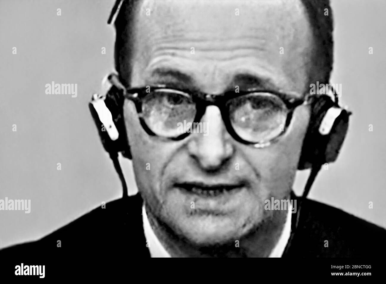 Procès Adolf Eichmann à Jérusalem 1961 Banque D'Images