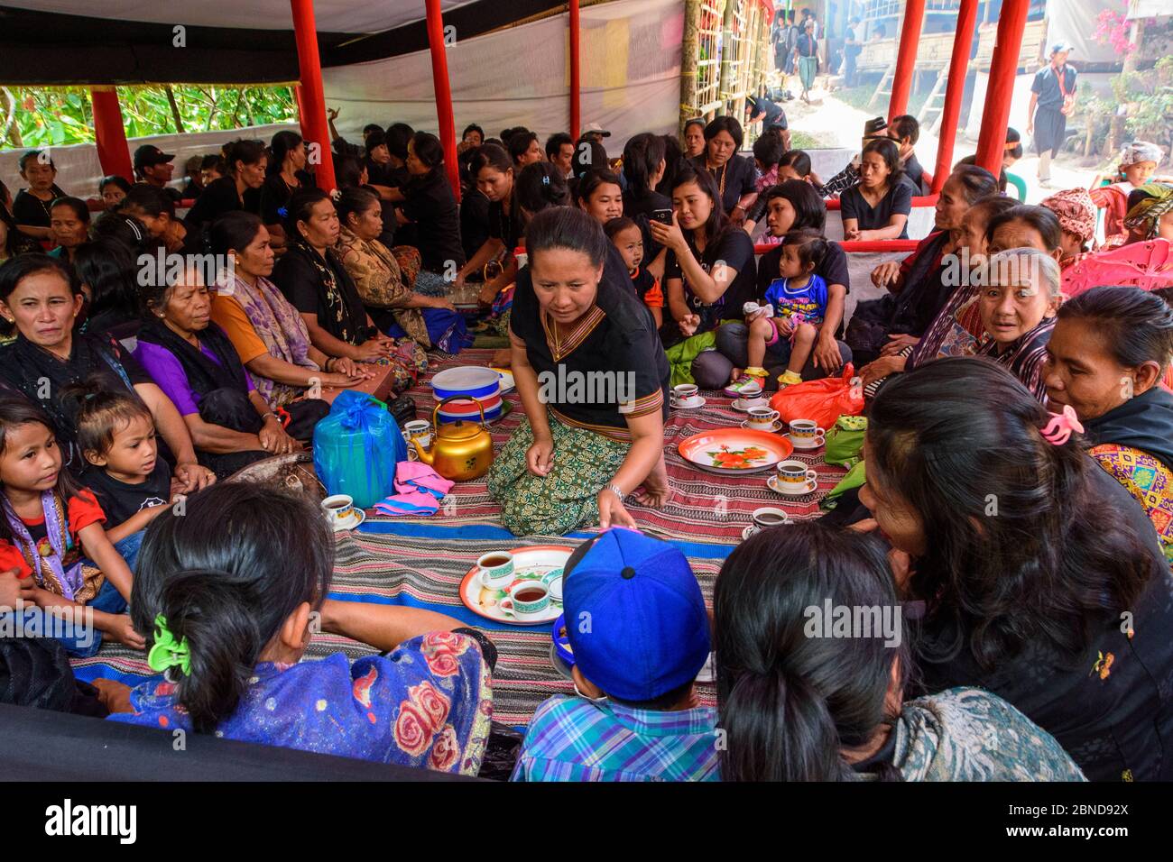 Funérailles de Toraja à Buntao, Sulawesi du Sud, Indonésie Banque D'Images