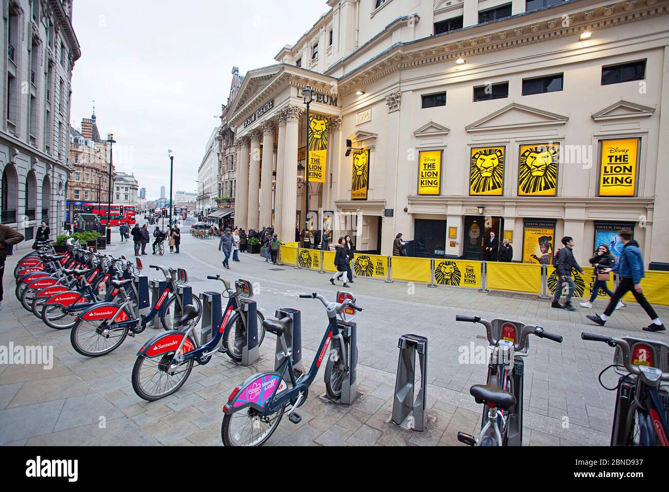 La comédie musicale Roi Lion au Lyceum Theatre Banque D'Images