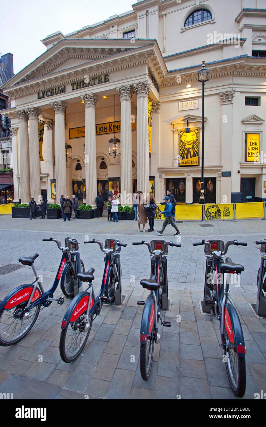 La comédie musicale Roi Lion au Lyceum Theatre Banque D'Images