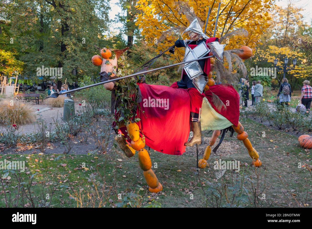 Fête de la citrouille dans le jardin botanique de l'Université de Wroclaw Banque D'Images