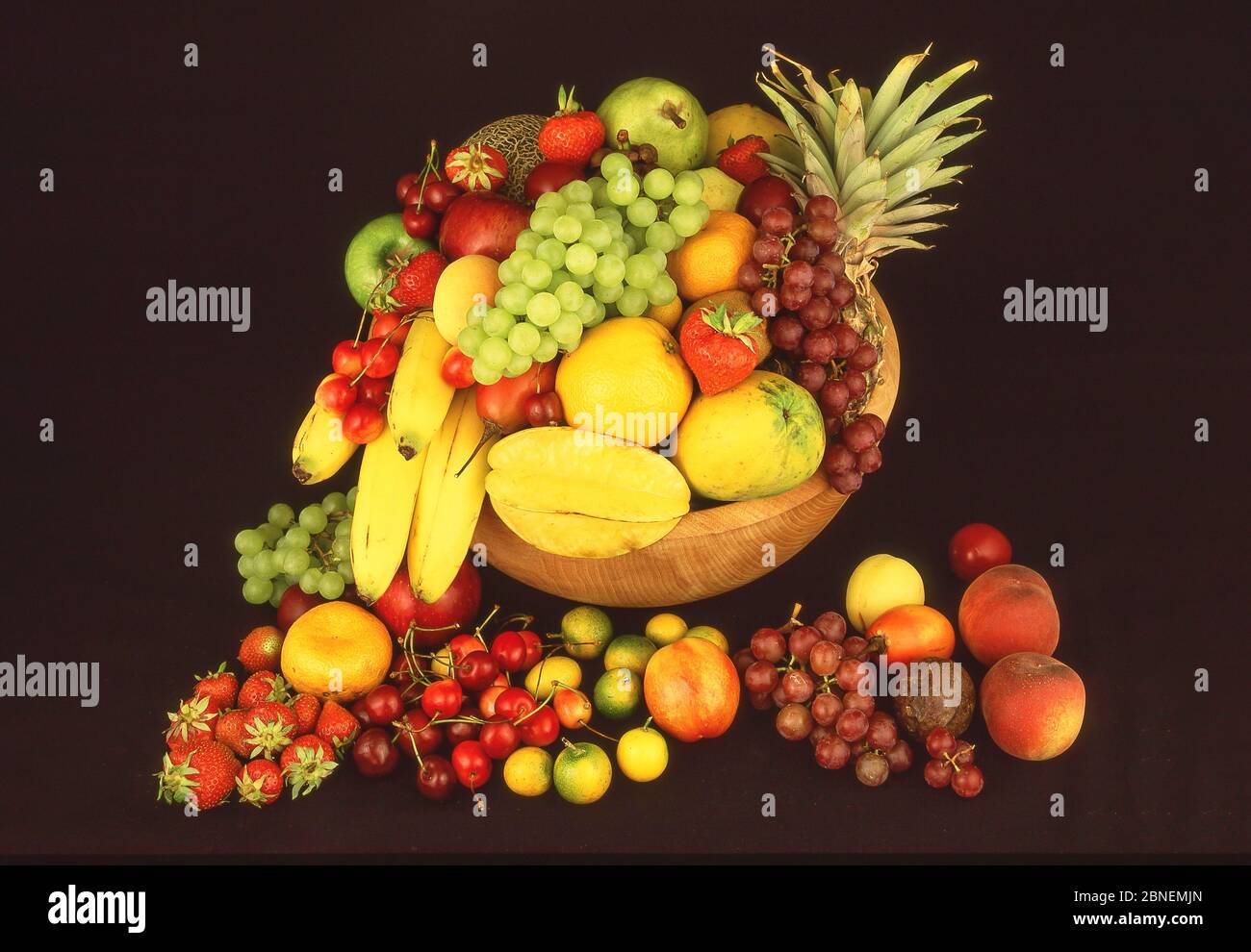 Sélection de fruits et de fruits tropicaux, Greater London, Angleterre, Royaume-Uni Banque D'Images