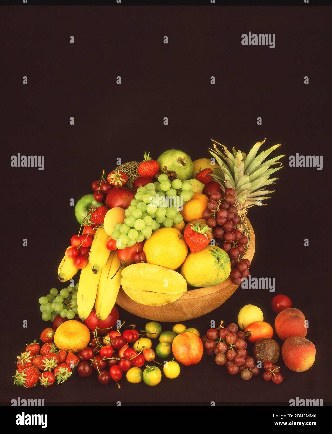 Sélection de fruits et de fruits tropicaux, Greater London, Angleterre, Royaume-Uni Banque D'Images