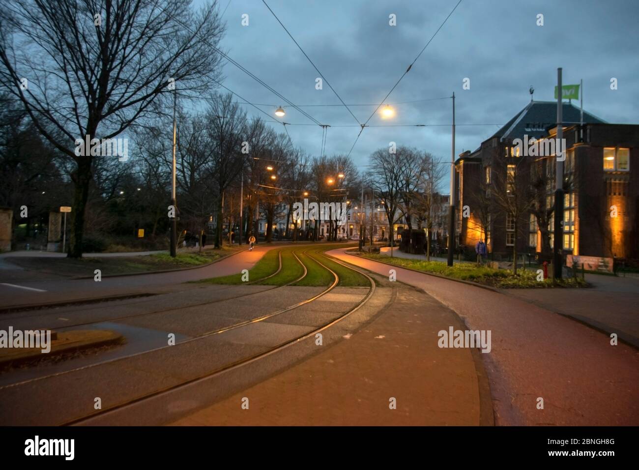 Plantage Middenlaan Street autour de l'Hortus Botanicus à Amsterdam pays-Bas 2020 Banque D'Images