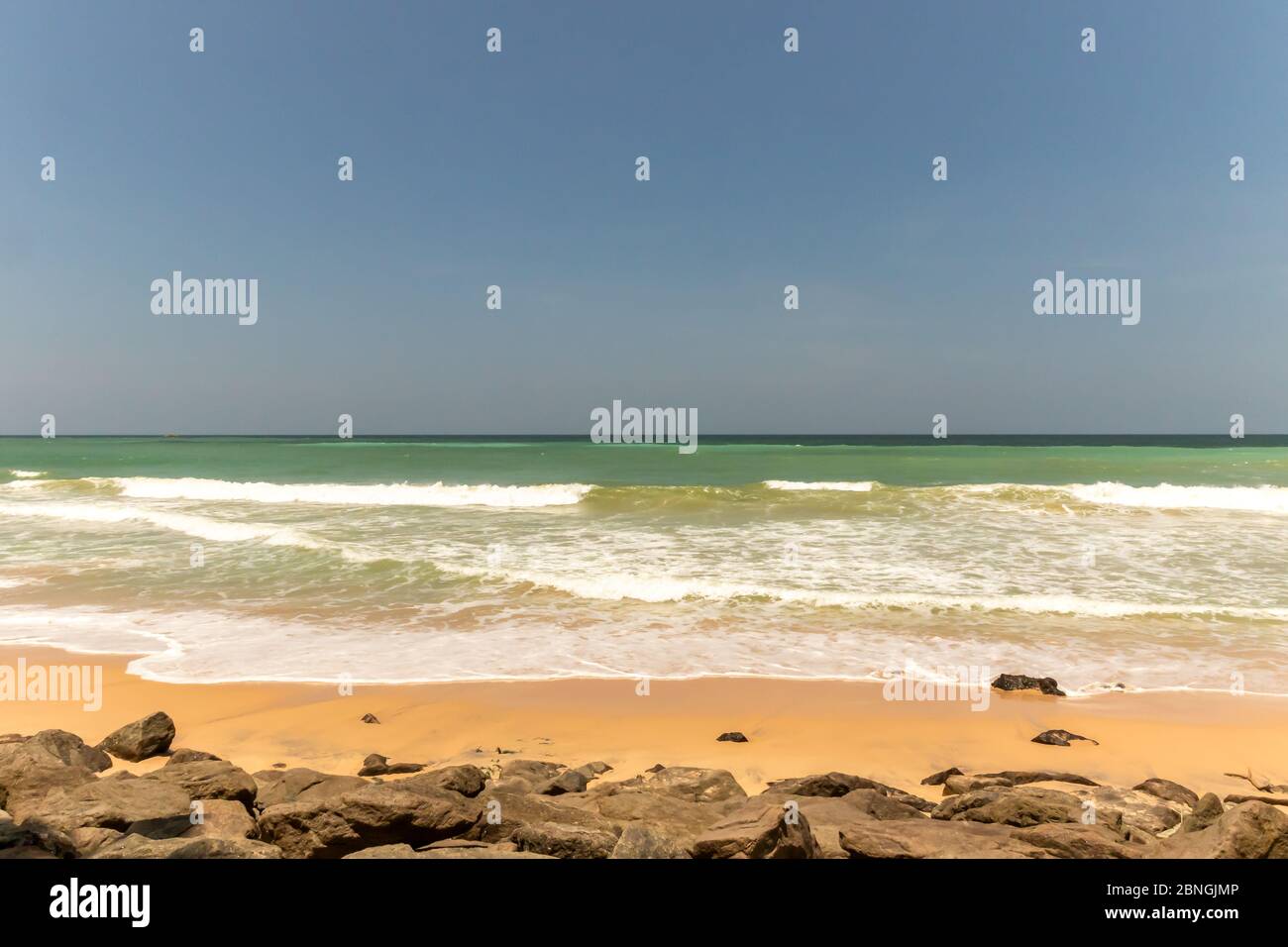 Wunderbarer Strand BEI einer Reise auf Sri Lanka Banque D'Images