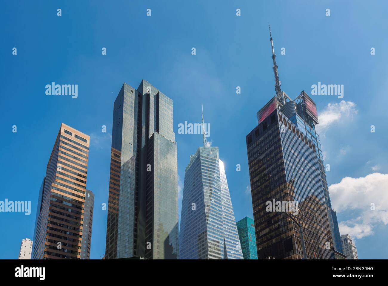 Gratte-ciel à New York, États-Unis. Banque D'Images