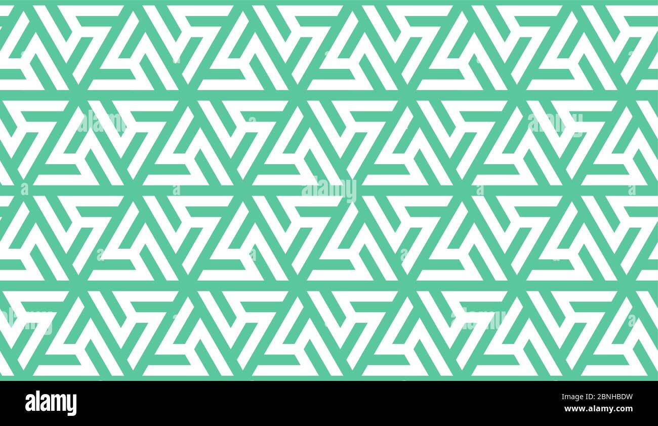 Moulin à vent Neo menthe géométrique vectoriel sans couture motif. Texture répétée dans les couleurs de menthe néo pour l'arrière-plan, le papier peint, la mode, la couverture, le textile, l'impression Illustration de Vecteur