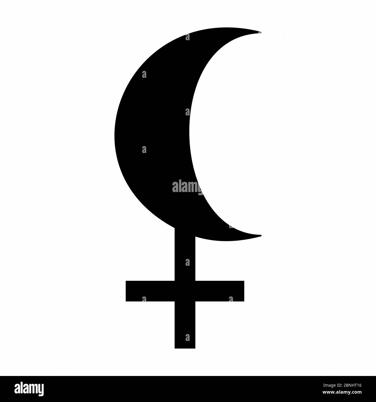 Panneau de Lilith de la Lune noire Illustration de Vecteur
