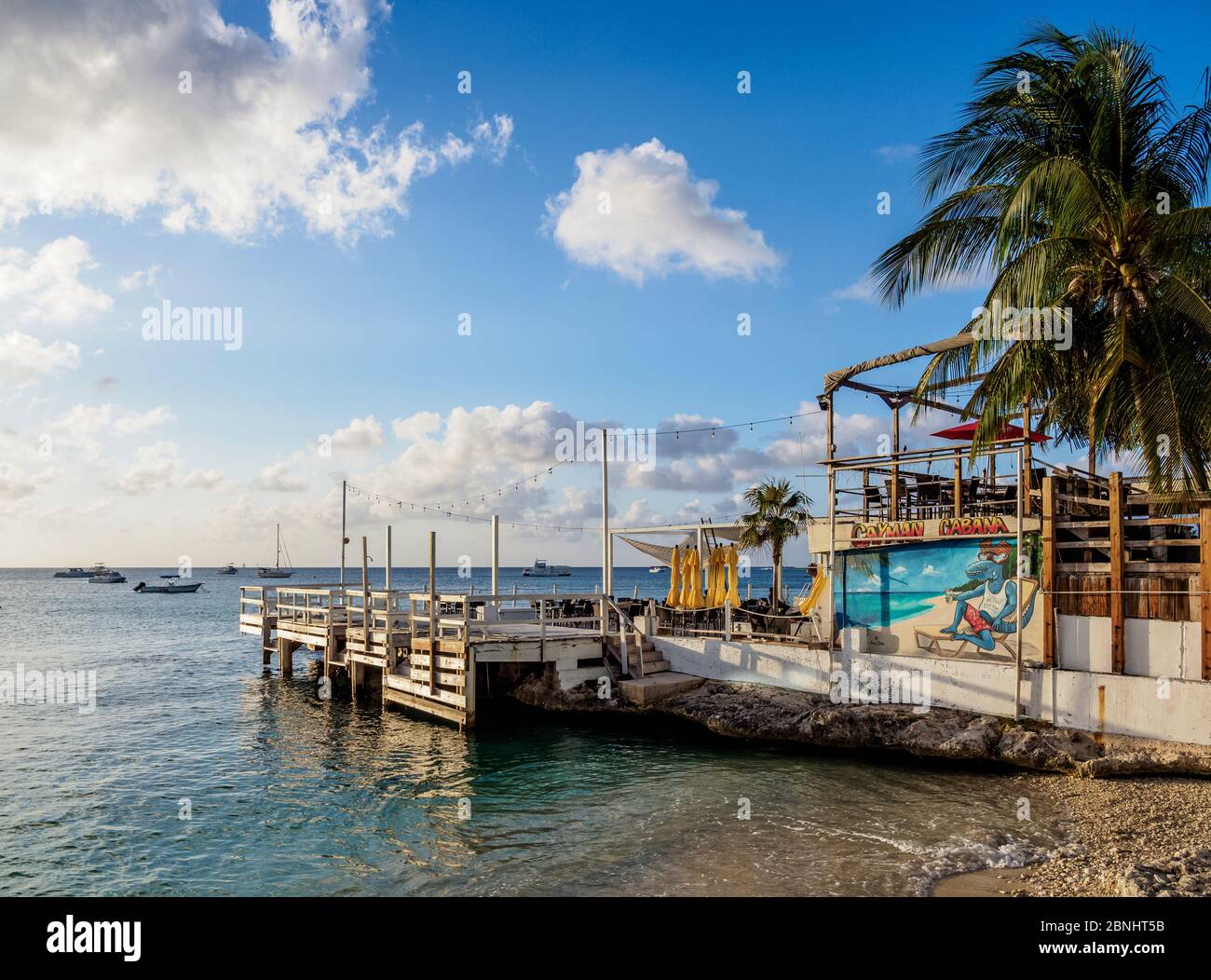 Côte de George Town, Grand Cayman, îles Caïman Banque D'Images