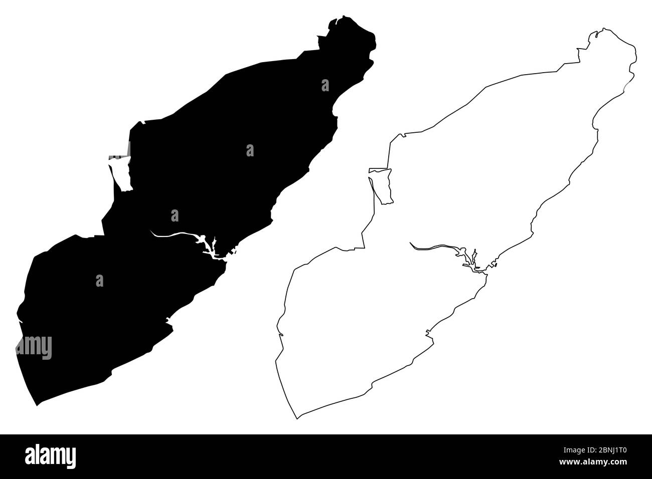 Visakhapatnam (République de l'Inde, État de l'Andhra Pradesh) carte illustration vectorielle, scribble sketch ville de Vizag, Vizagapatam, Waltair, Visakha carte Illustration de Vecteur