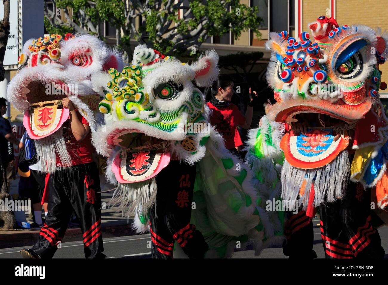 Golden Dragon Parade, Chinatown, Los Angeles, Californie, États-Unis d'Amérique, Amérique du Nord Banque D'Images