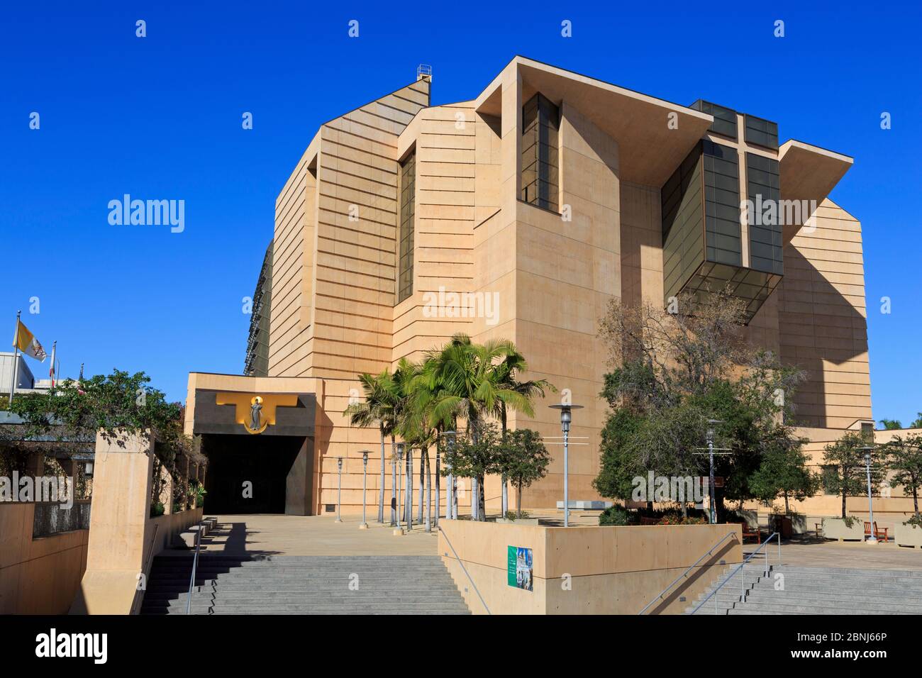 Cathédrale notre Dame des Anges, Los Angeles, Californie, États-Unis d'Amérique, Amérique du Nord Banque D'Images