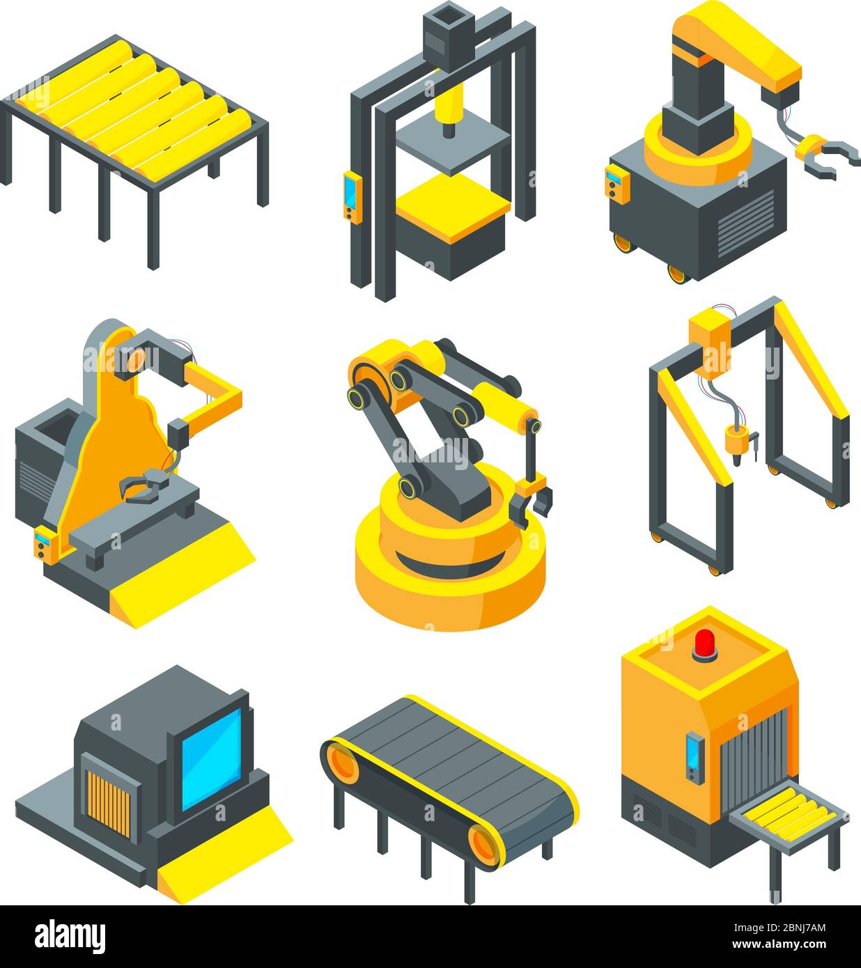 Images d'outils industriels pour l'usine Illustration de Vecteur