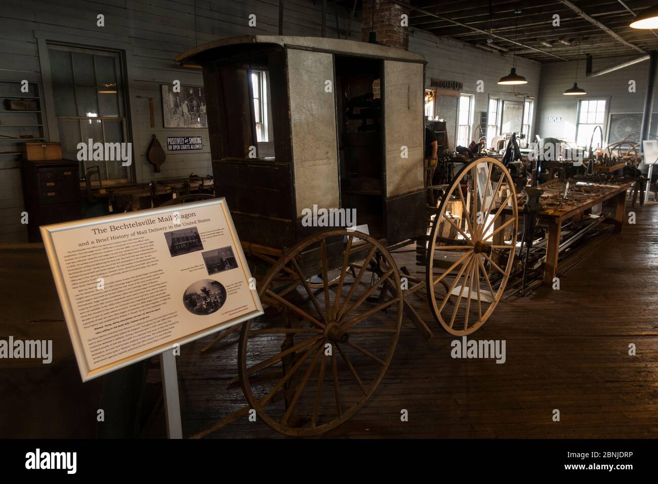 Le courrier postal de wagon poste Banque de photographies et d’images à