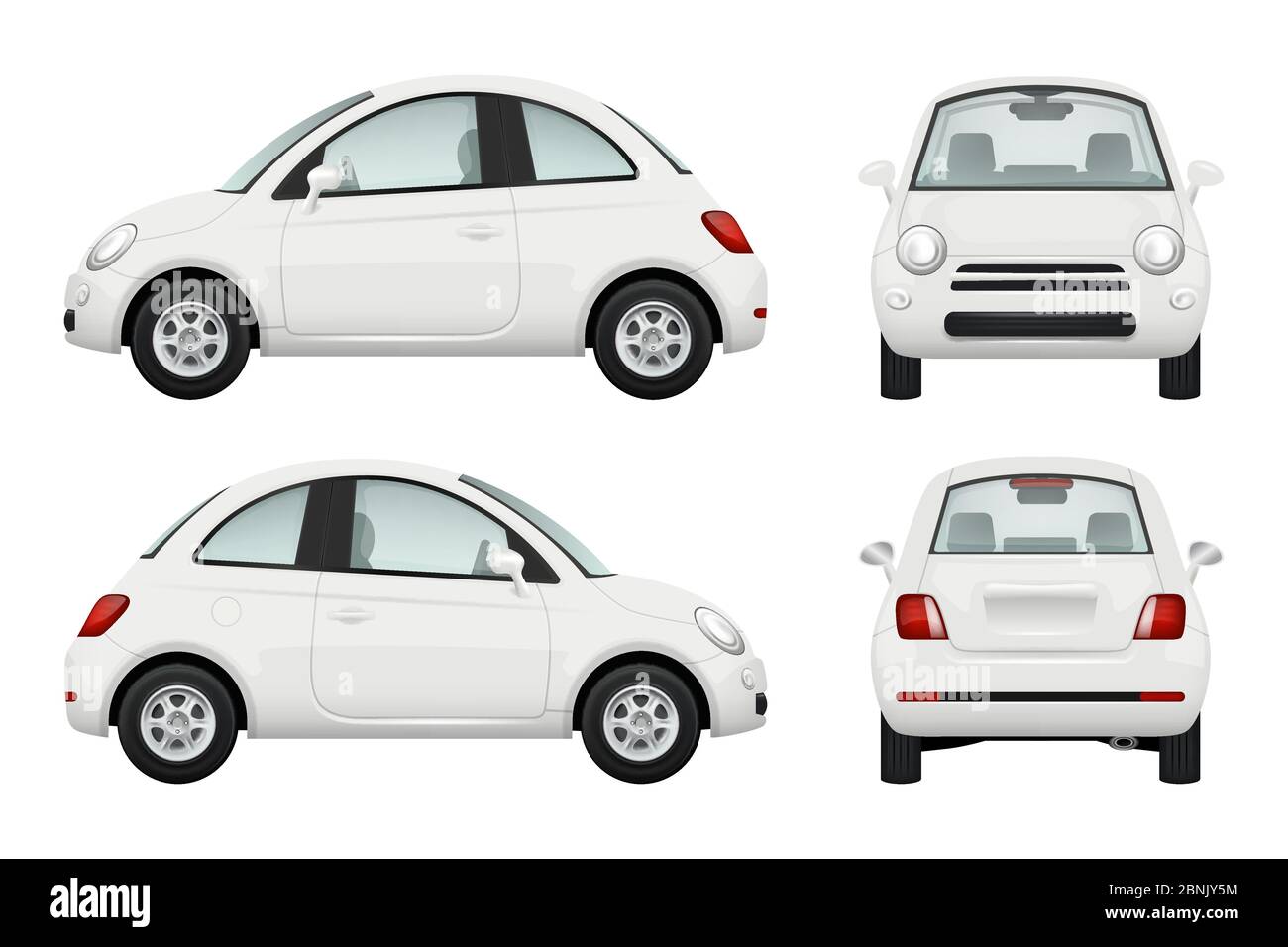 Voiture de tourisme. Différentes illustrations réalistes de voitures Illustration de Vecteur Voiture de tourisme. Différentes illustrations réalistes de voitures Illustration de Vecteur