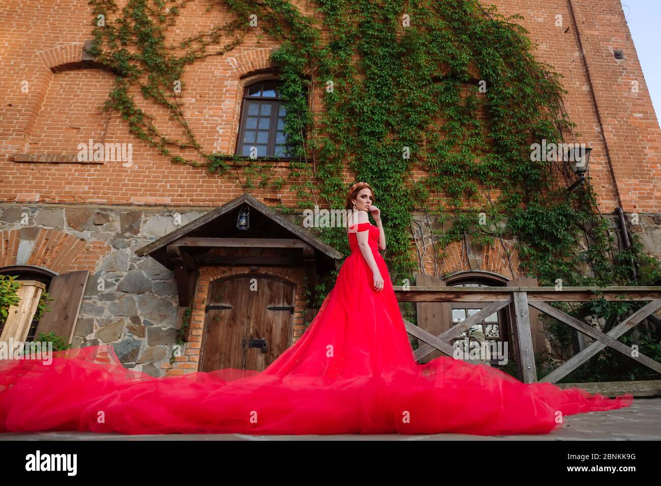 robe rouge chateau