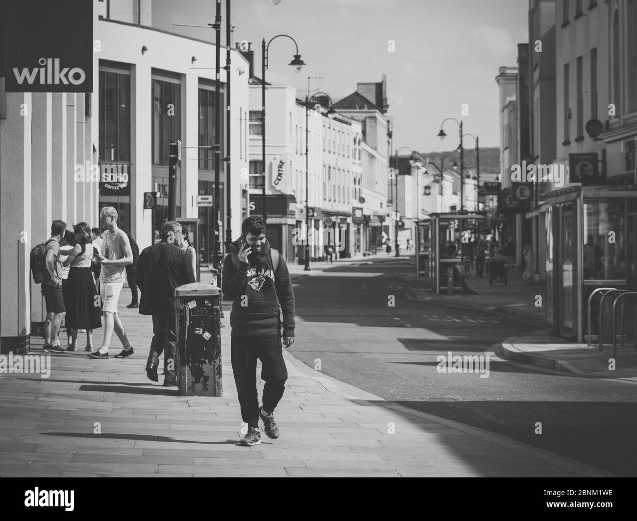 photos de rue prises à Cheltenham pendant l'isolement 2020 Banque D'Images