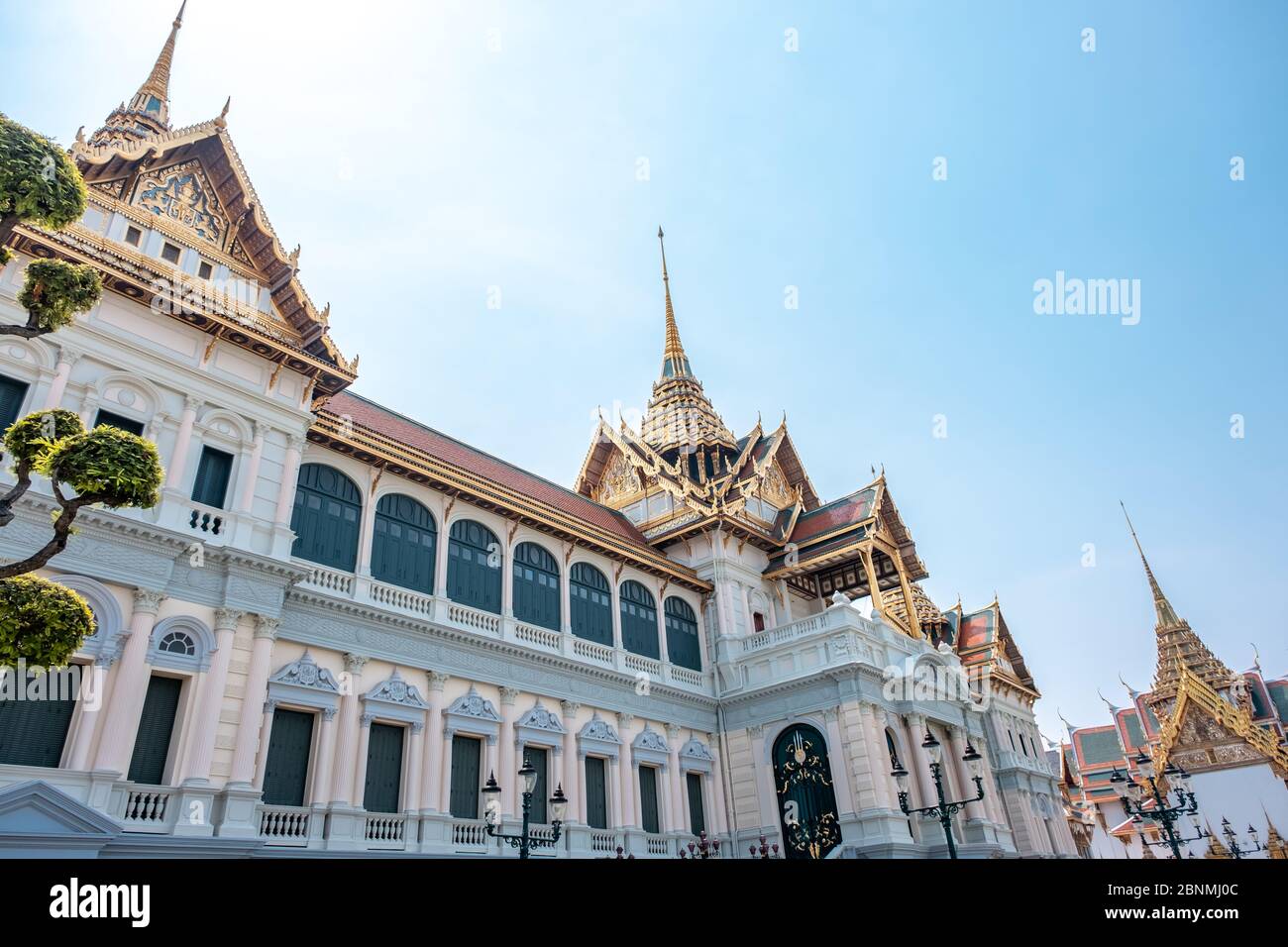 Bangkok / Thaïlande - 19 janvier 2020 : le Grand Palais est le nom de ce lieu. Ce palais est la destination la plus populaire pour les touristes Banque D'Images