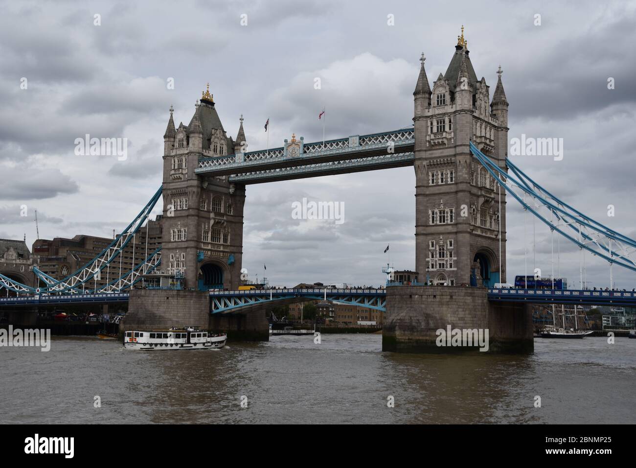 Tower Bridge Londres. Un monument emblématique de la capitale de l'Angleterre. Photo prise le 8 septembre 2018 Banque D'Images