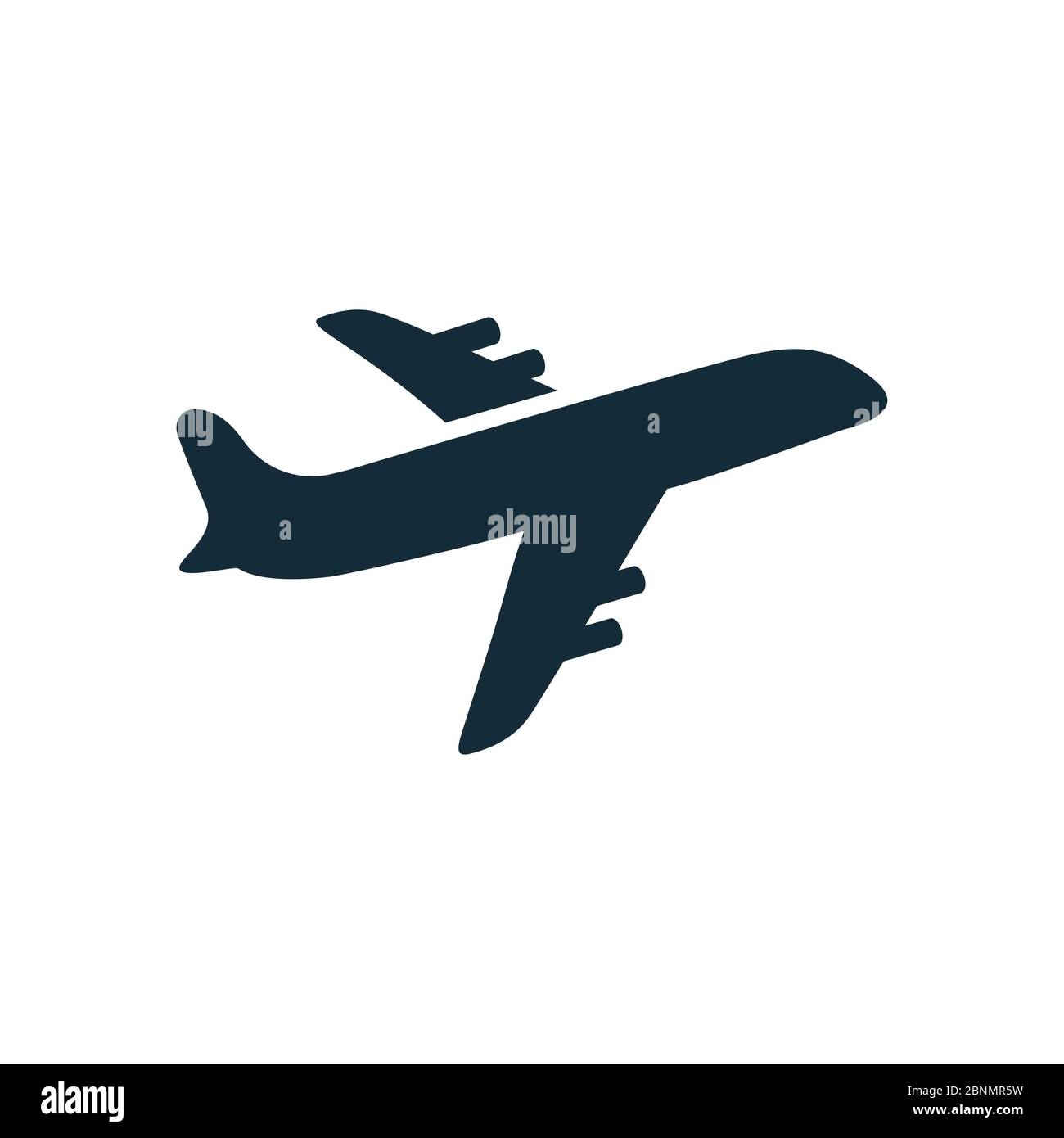 Modèle de logo Vector Transportation d'icône d'avion Banque D'Images