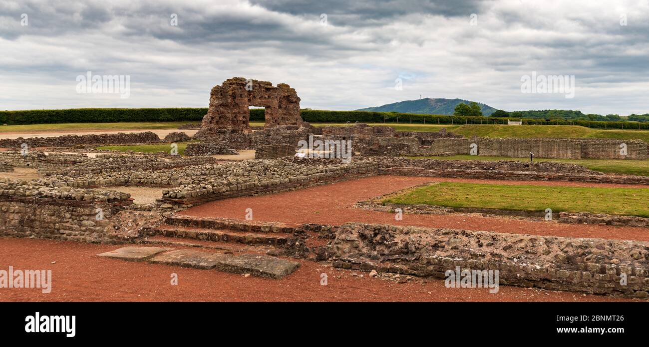 Roman Wroxeter, Shropshire, Angleterre Banque D'Images