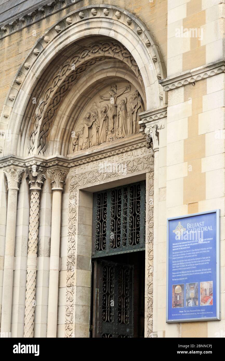 Cathédrale Sainte-Anne, Belfast, Irlande du Nord, Royaume-Uni Banque D'Images