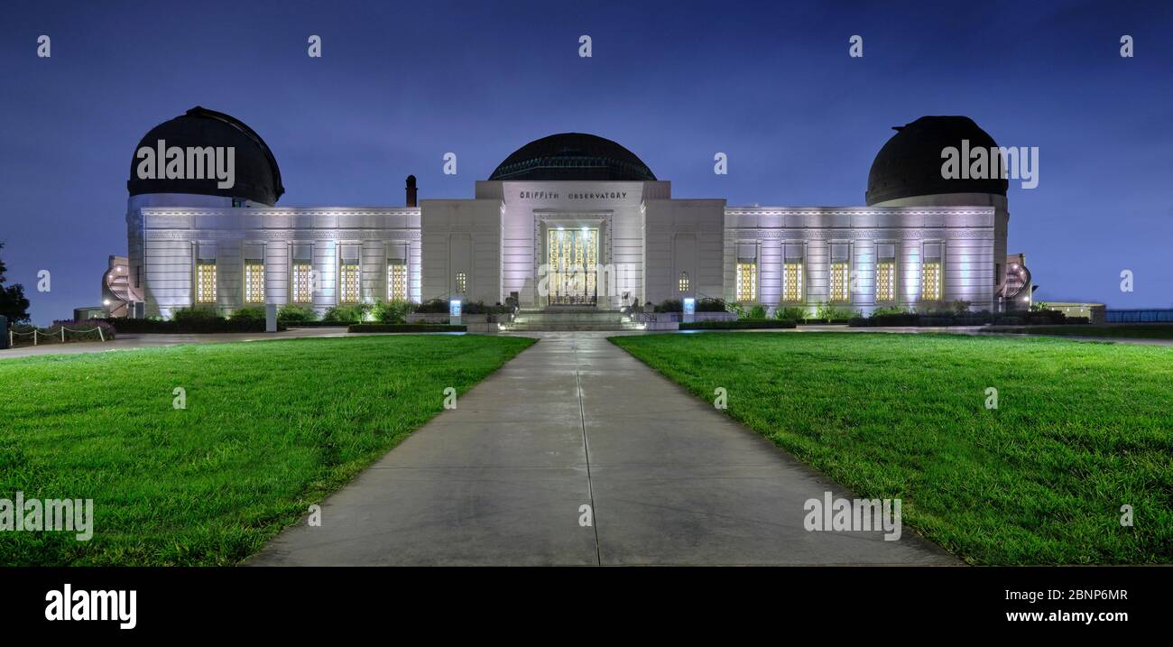 États-Unis, États-Unis d'Amérique, Californie, Los Angeles, Centre-ville, Hollywood, Beverly Hills, Griffith Observatory, Banque D'Images