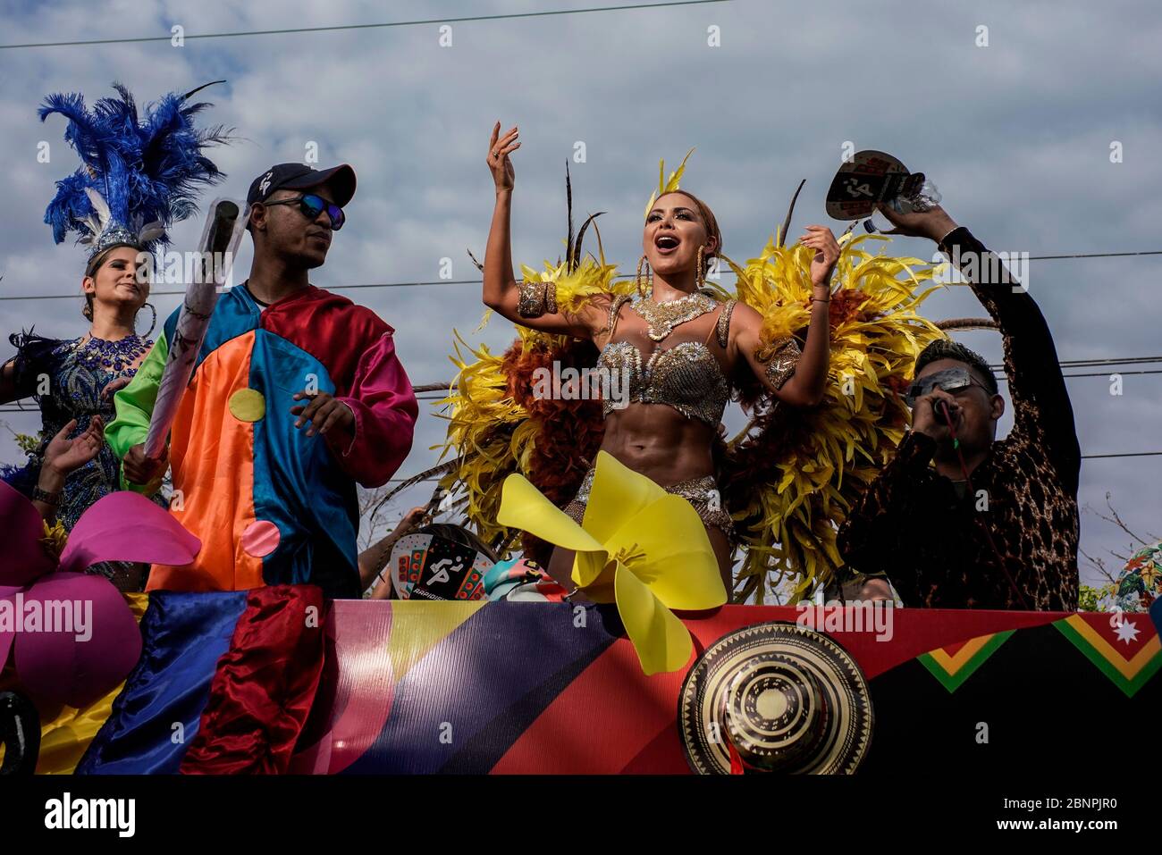 Barranquilla est la deuxième plus grande fête du Carnaval au monde. Une  combinaison de cérémonies païennes, de croyances catholiques et de  diversité ethnique, t Photo Stock - Alamy