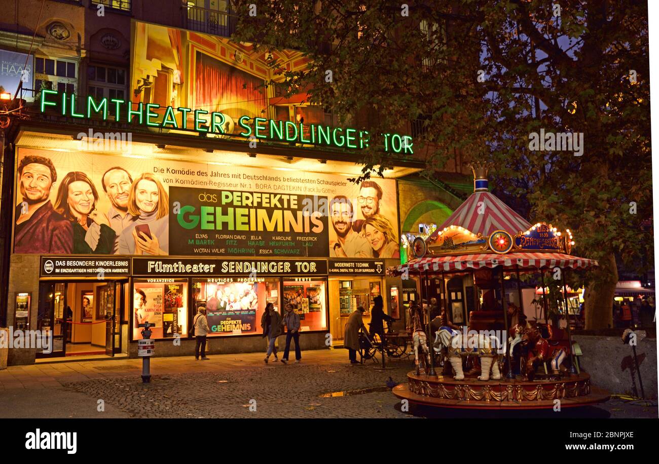 Europe, Allemagne, Bavière, Munich, Filmtheater Sendlinger Tor, théâtre de cinéma historique de 1913, Banque D'Images