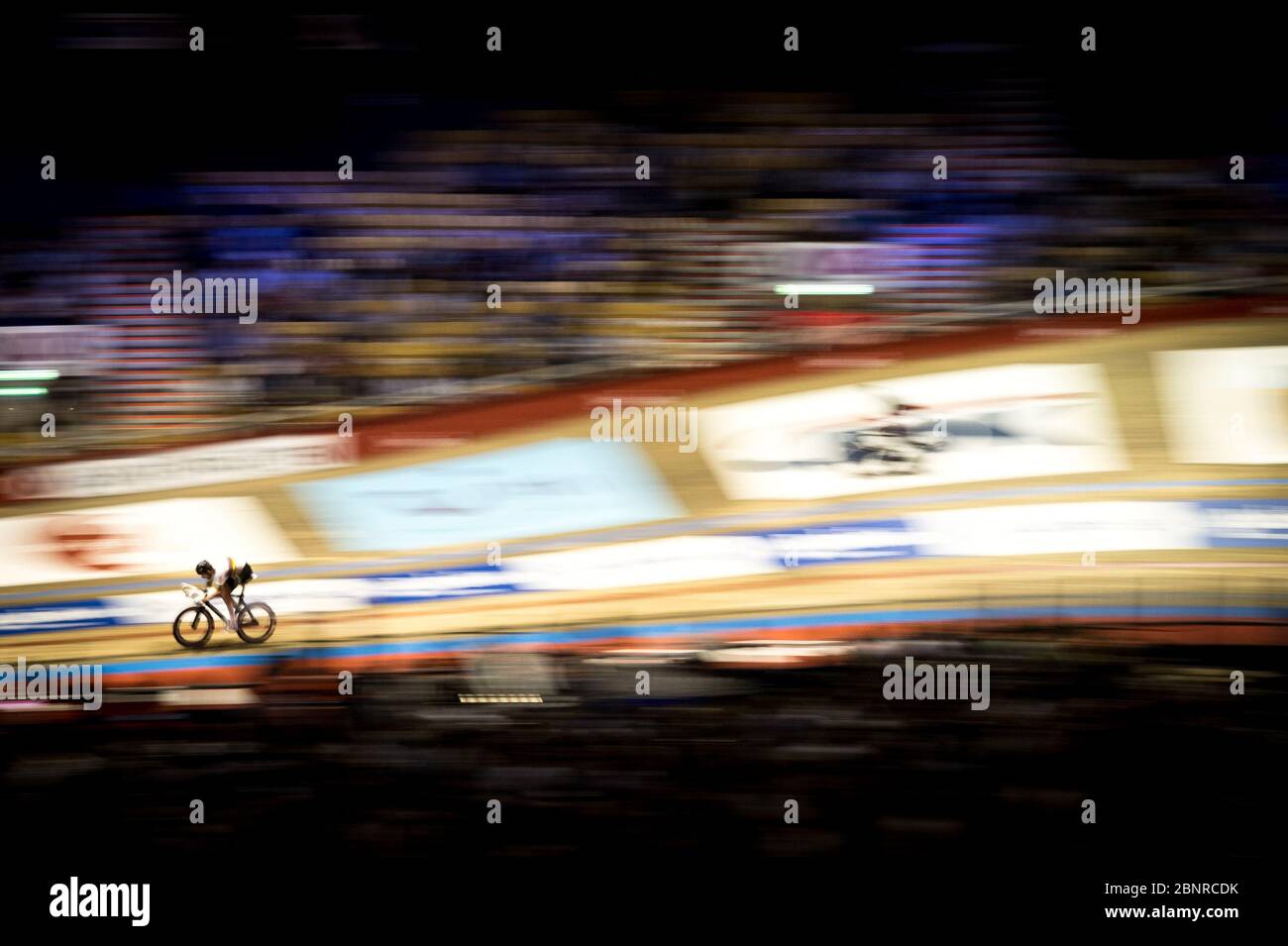 Gand, Belgique - novembre 2016 : le 76e 6 jours de course de Gand au Vélodrome de l'hippodrome de TKuipke. Bradley Wiggins. Banque D'Images