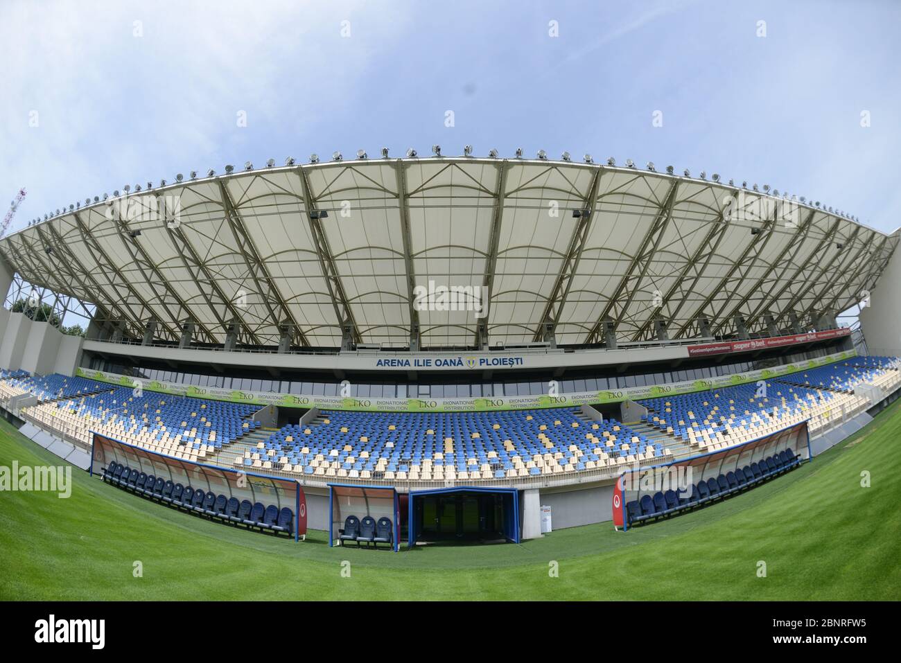 Stade Ilie Oana , Ploiesti , Roumanie Banque D'Images