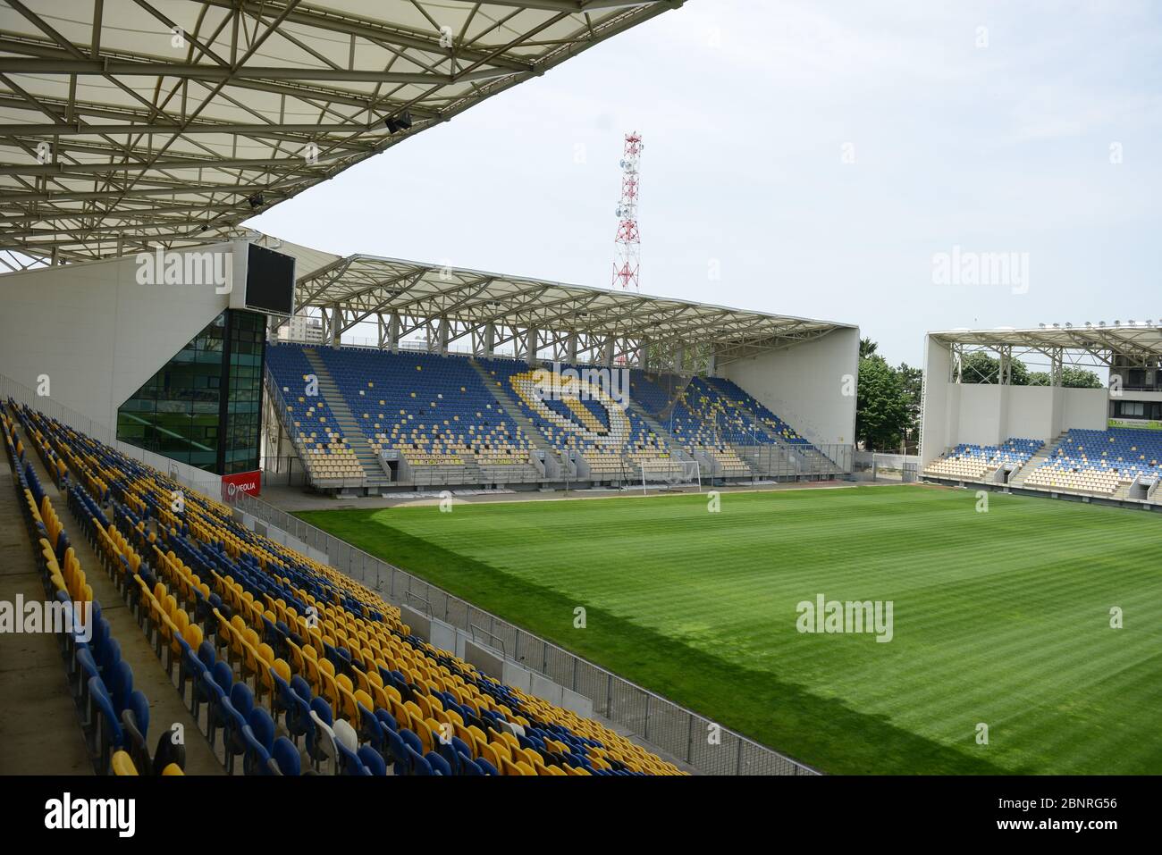 Stade Ilie Oana , Ploiesti , Roumanie Banque D'Images