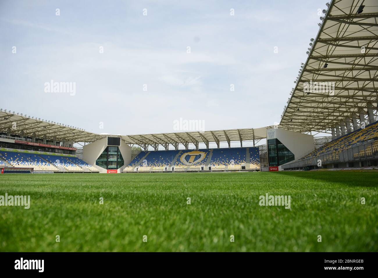 Stade Ilie Oana , Ploiesti , Roumanie Banque D'Images