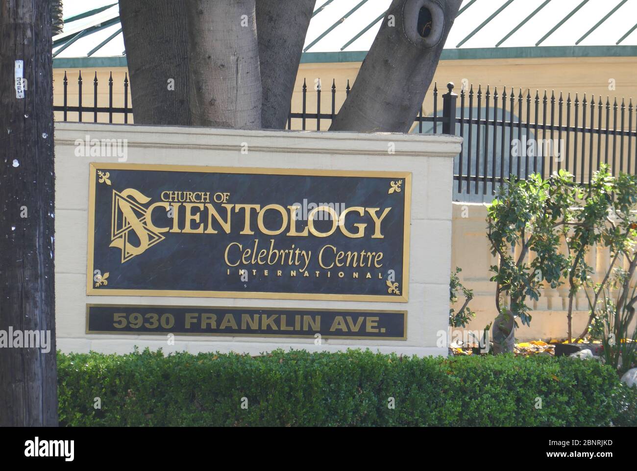 Los Angeles, Californie, Etats-Unis 15 mai 2020 UNE vue générale de l'atmosphère de Scientologie Celebrity Center au 5930 Franklin Avenue à Los Angeles, Californie, Etats-Unis. Photo par Barry King/Alay stock photo Banque D'Images