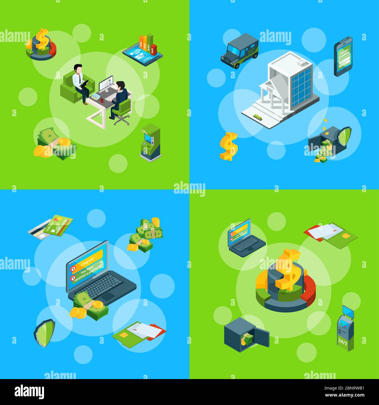 Scénario isométrique flux d'argent dans les icônes de banque ensemble de concepts d'infographie illustration Illustration de Vecteur Scénario isométrique flux d'argent dans les icônes de banque ensemble de concepts d'infographie illustration Illustration de Vecteur